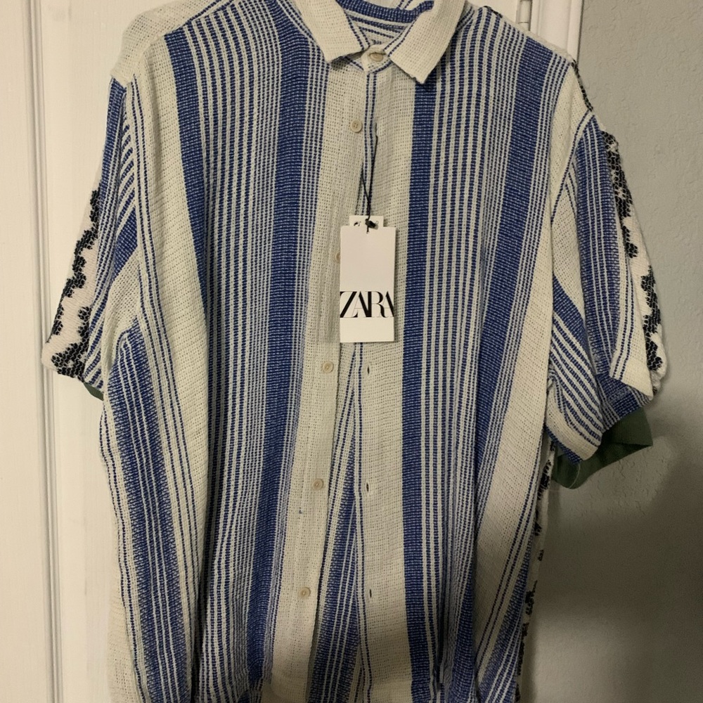 Zara button shirt